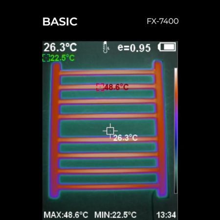 Полотенцесушитель электрический Fixsen FX-7400W 50х60 белый