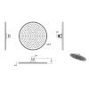 Верхний душ Raglo R451 R451.50 хром