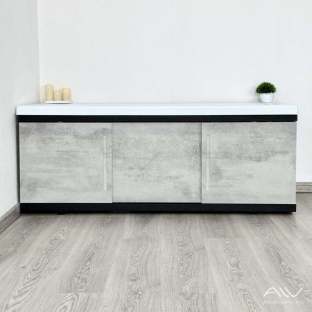 Экран под ванну Alavann Alt 170 см ALV1203003 фронтальный МДФ раздвижной серый