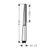 Душевая лейка Hansgrohe Rainfinity 26866340 цвет вороненая сталь