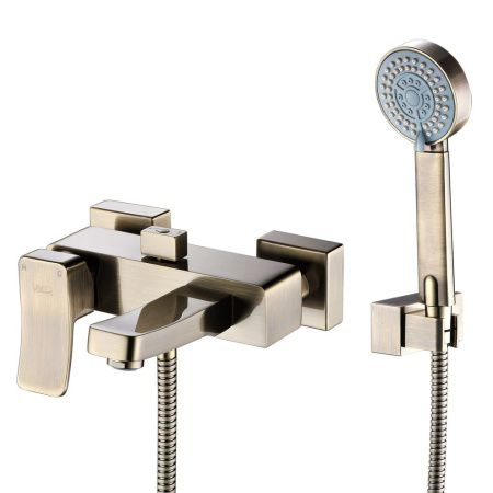 Смеситель для ванны Wasserkraft Exter 1600 1601 настенный бронза