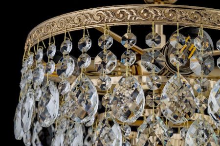 Светильник потолочный Arti Lampadari Castellana Gold (Цастеллана Голд) Castellana E 1.3.30.608 G
