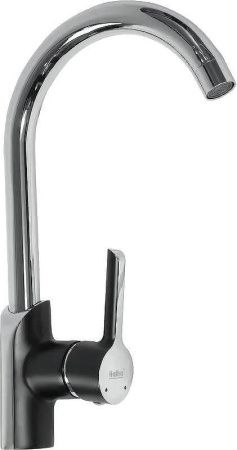 Смеситель для кухни Haiba HB805-7 HB70805-7 на мойку черный/хром