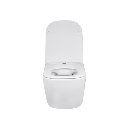 Унитаз подвесной Vincea Core VT1-28 белый с сиденьем микролифт безободковый душевой смыв