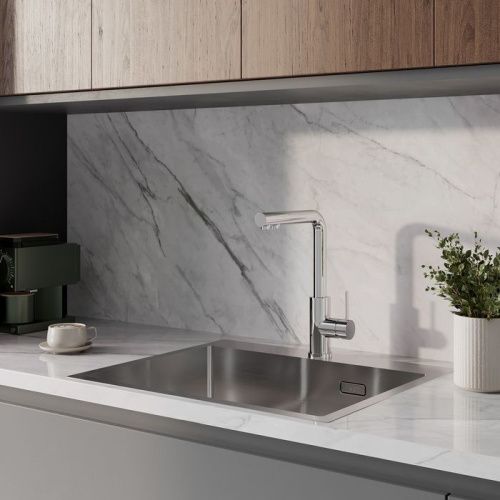 Смеситель для кухни Iddis Rule RULSBLFi05 на мойку хром - фото 2