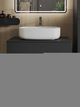 Тумба с раковиной Orange Line Li-80TugMDF+B07-540W 80х50