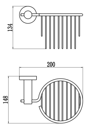 Бумагодержатель Savol S-005633Q - фото 2