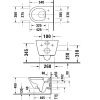Унитаз подвесной Duravit D-Neo 45770900A1 (2577090000+0021690000) белый с сиденьем микролифт безободковый каскадный смыв