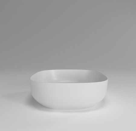 Раковина из искусственного камня Plumberia Selection Veloma VELOMA OVAL BO 50х40 накладная цвет белый