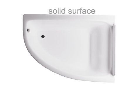 Ванна из искусственного камня Astra-Form Анастасия 01010064 180х125 угловая асимметричная с ножками