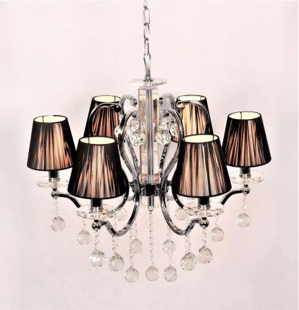 Люстра подвесная Lumina Deco Bellisica (Беллисица) LDP 8033-6 BK