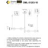 Люстра подвесная Omnilux Indovero (Индоверо) OML-51203-10