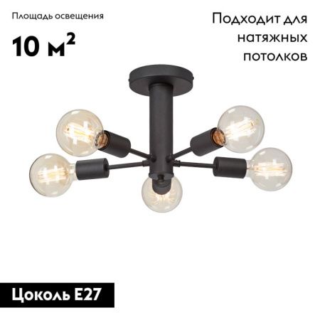 Люстра потолочная Vitaluce V3953 V3953-1/5PL