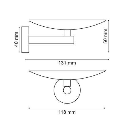 Мыльница Webert Rimini RI510101010