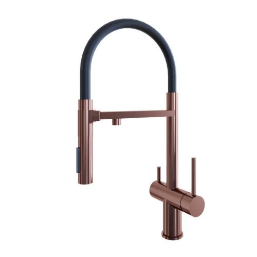 Смеситель для кухни Grandex Aqua Choice-S 9020152 на мойку розовое золото - фото 2