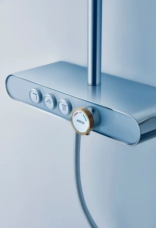 Душевая стойка Arrow AMG13SH855A настенная цвет хром с термостатом