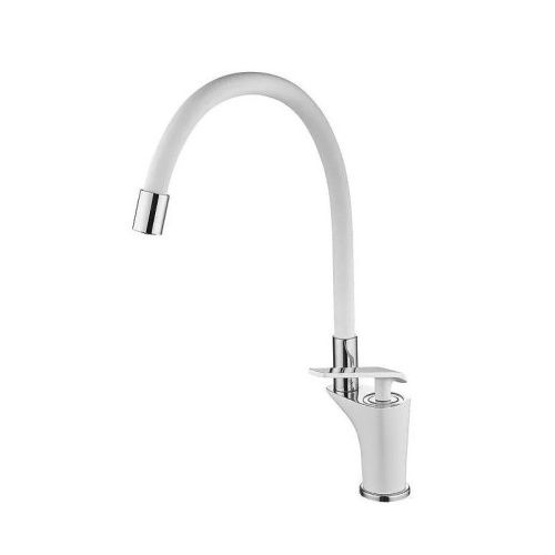 Смеситель для кухни Fashun A4081-8 на мойку белый - фото 2