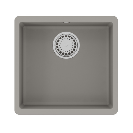Кухонная мойка LeMark Sinara 440-u 9910069 44х42 цвет серый поверхность матовая