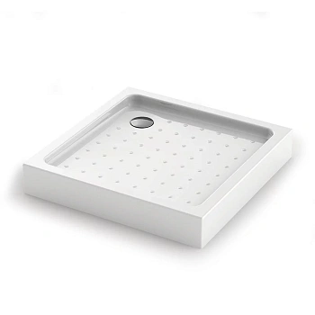 Душевой поддон Veconi Tezeo acrylic TZ52-100-C5 100х100 акрил белый с ножками