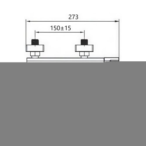Смеситель для ванны и душа Maretti LR35R842 настенный хром - фото 3