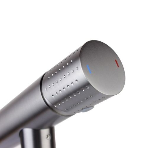 Смеситель Bronze de Luxe LIBERTY 102GG на раковину графит - фото 5