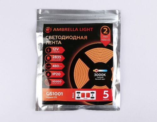 Светодиодная лента Ambrella Light LED Strip 12V (ЛЕД Стрип 12В) GS1001 - фото 3