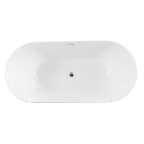 Ванна акриловая BelBagno BB413-1500-800 150х80 отдельностоящая овальная - фото 3