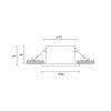 Светильник встраиваемый Hesby Lighting Nova (Нова) HSBL_0135
