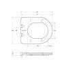 Унитаз подвесной BelBagno TRE BB8001CHR/SC белый с сиденьем микролифт безободковый каскадный смыв