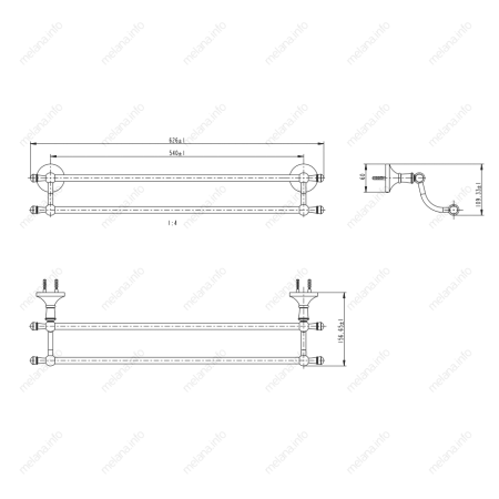 Полотенцедержатель Melana 821002