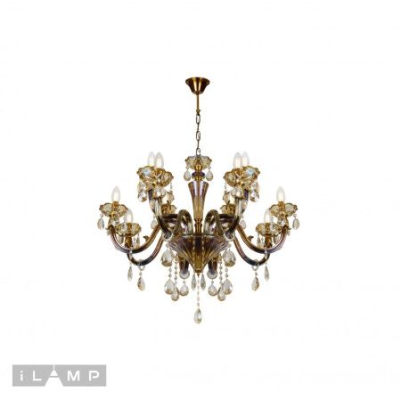 Люстра подвесная iLamp Asia (Асиа) 61081-8+4 BR