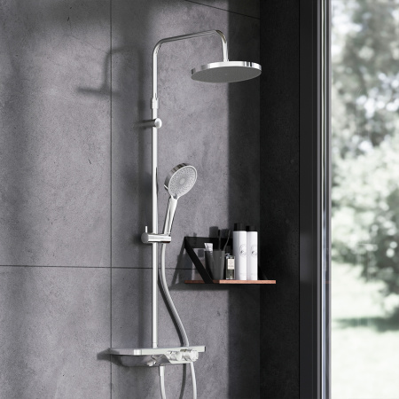 Душевая стойка Damixa Apollo 947760000 настенная цвет хром