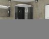 Душевая кабина Niagara Eco 45121453L 120х80 асимметричная с крышей ориентация левая