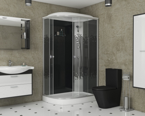 Душевая кабина Niagara Eco 45121453L 120х80 асимметричная с крышей - фото 3