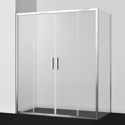 Душевой уголок WasserKRAFT Lippe 45S 45S48 150x90 стекло прозрачное 6 мм - фото 2