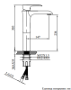 Смеситель для раковины AltroBagno Costanza AltroBagnoCostanza010214Or на столешницу золото