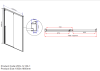Душевая дверь Vincea Lugano VDS-1L150CLB-1 150х195 стекло прозрачное профиль черный
