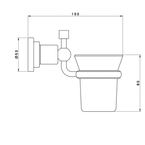 Стакан Nicolazzi Monte Croce 1488CR27 - фото 2