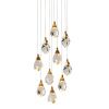 Светильник подвесной Delight Collection Crystal rock II (Црыстал роцк ИИ) 9701P/10R brass