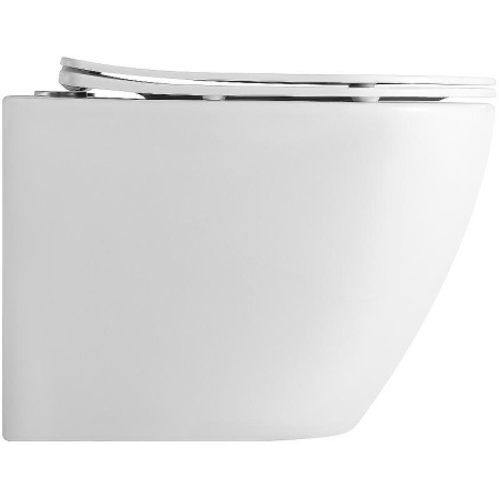Унитаз подвесной Тритон Verso Щ0000057973 белый с сиденьем микролифт безободковый каскадный смыв