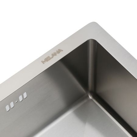 Кухонная мойка Melana ProfLine MLN-R5245H 50х45 цвет серый поверхность матовая