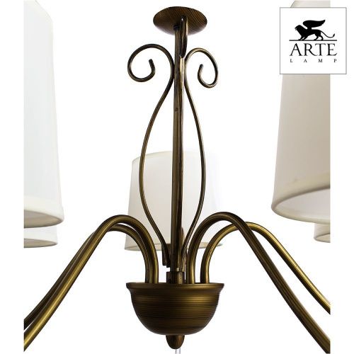 Люстра подвесная Arte Lamp Carolina (Царолина) A9239LM-5BR - фото 2