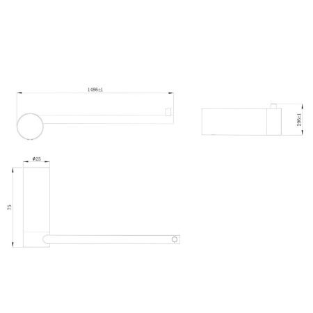 Бумагодержатель Raiber RPB-80003