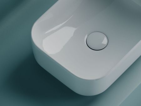 Раковина из сантехнического фарфора Ceramica Nova ELEMENT CN5042 40х30 накладная цвет белый без отверстий под смеситель