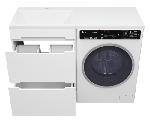 Тумба под раковину Misty Байкал Э-Бай06055-022Я 55х46х76 напольная - фото 4