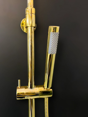 Душевая стойка AltroBagno Costanza AltroBagnoCostanza0302Or настенная цвет золото
