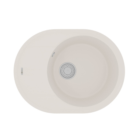 Кухонная мойка LeMark Lacha 620 9910052 62х47 цвет белый поверхность матовая