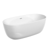 Ванна акриловая Sancos Space FB13 170х80 отдельностоящая овальная с каркасом