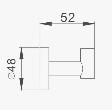 Крючок D-Lin D281100