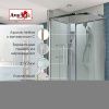 Душевая кабина AvaCan EM EM3912LNT 120х90 асимметричная без крыши ориентация левая